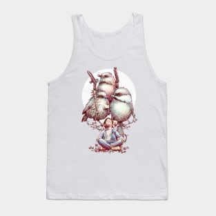 Three Deadly Birds Tank Top